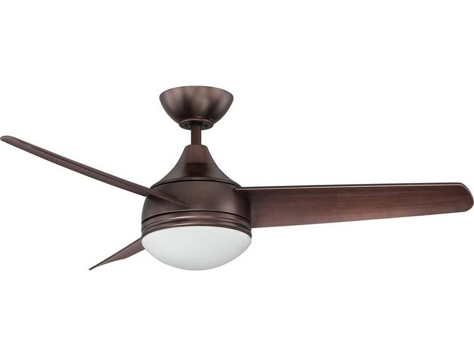 Moderno 42-Inch 3-Blade Indoor LED Ceiling Fan in Oil Brushed Bronze