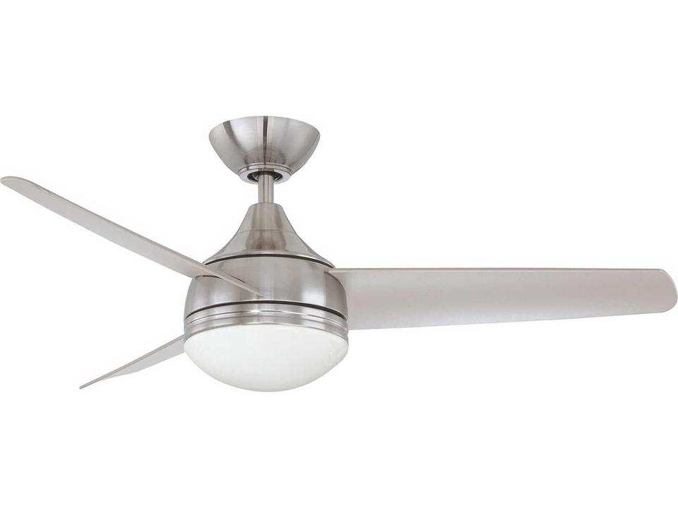 Moderno 42-Inch 3-Blade Indoor Ceiling Fan with LED Light Kit in Satin Nickel