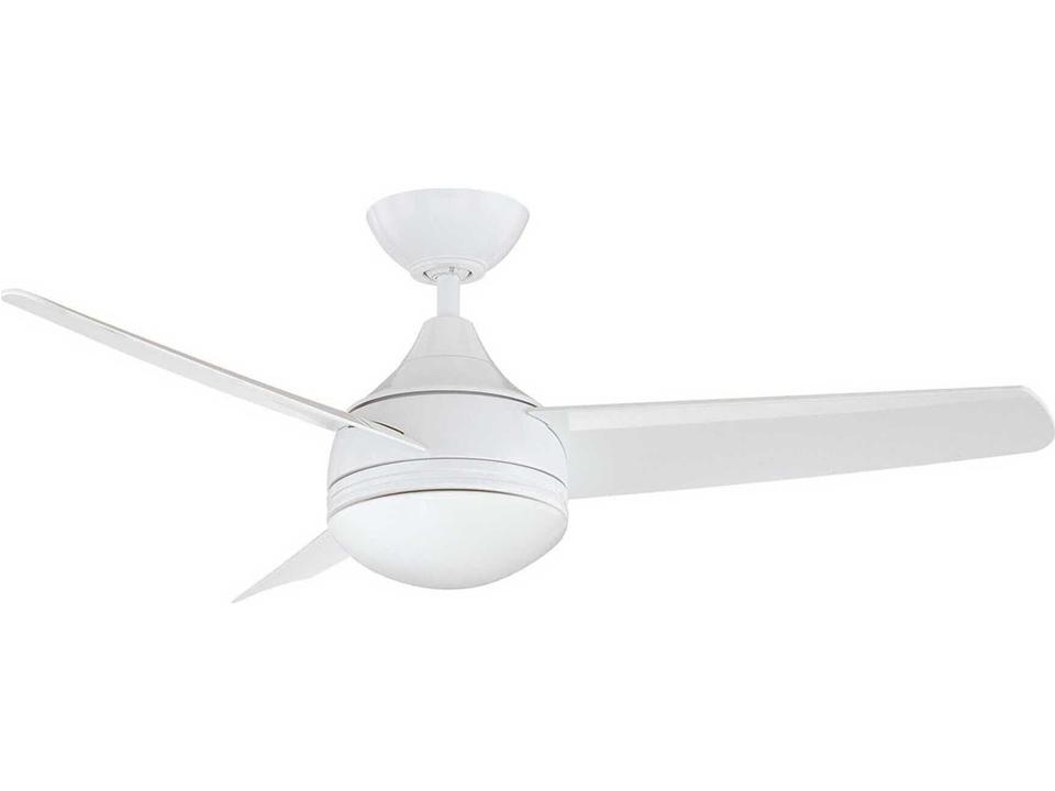 Lighting Moderno 42-Inch 3-Blade LED Indoor Ceiling Fan in White