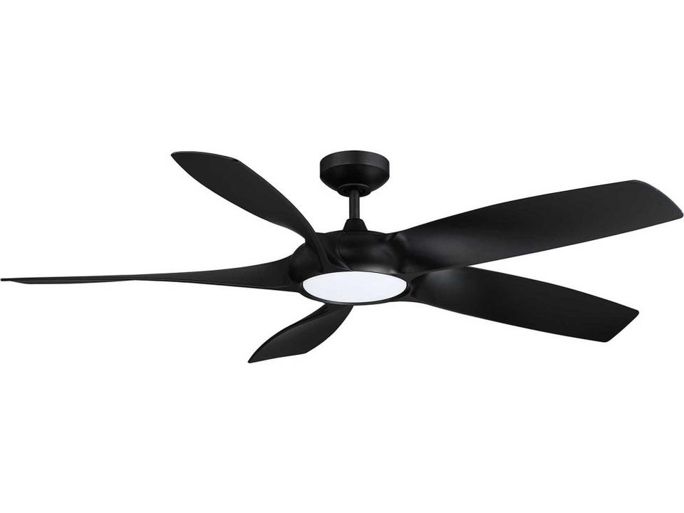 Lighting Blade Runner 54-Inch 5-Blade Indoor Ceiling Fan with LED Light Kit in Black