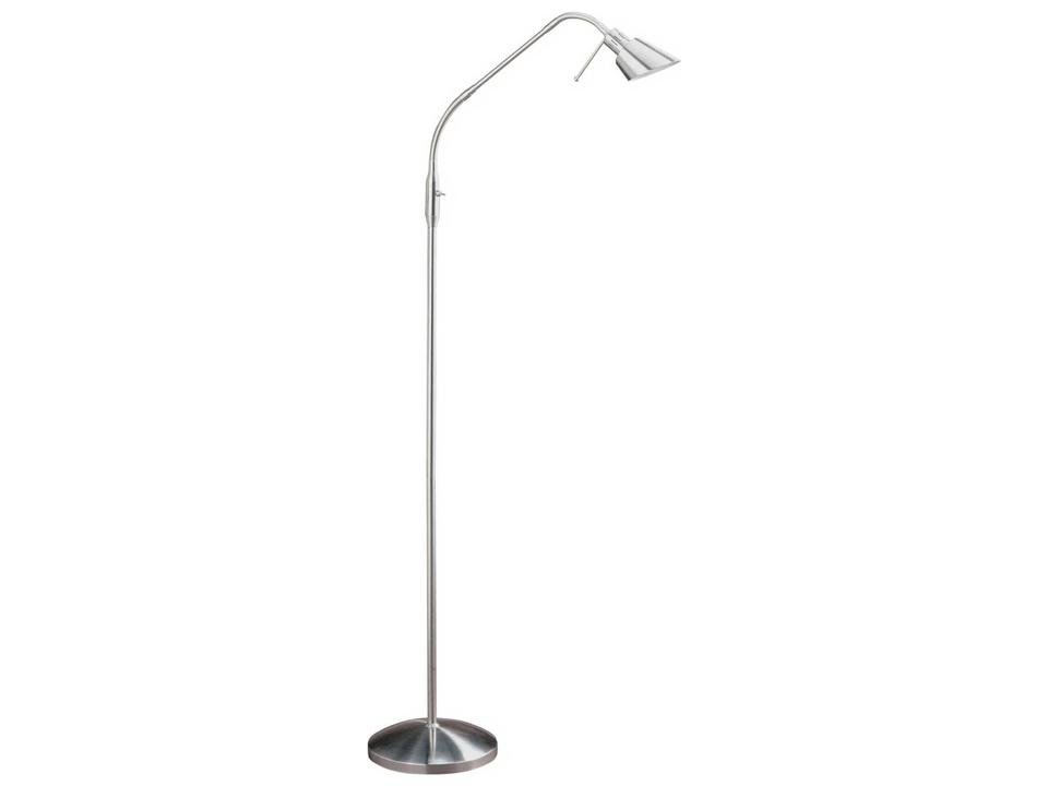 Lighting Oslo Flexible Arm Floor Lamp in Satin Nickel