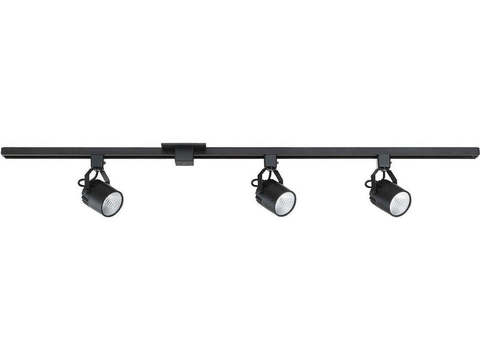Lighting 3-Light 3 Cylinder Integrated LED Track Lighting Kit in Black