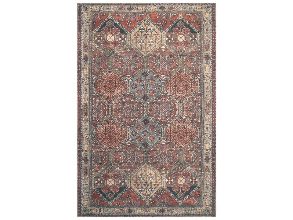 London Bordered Washable Area Rug