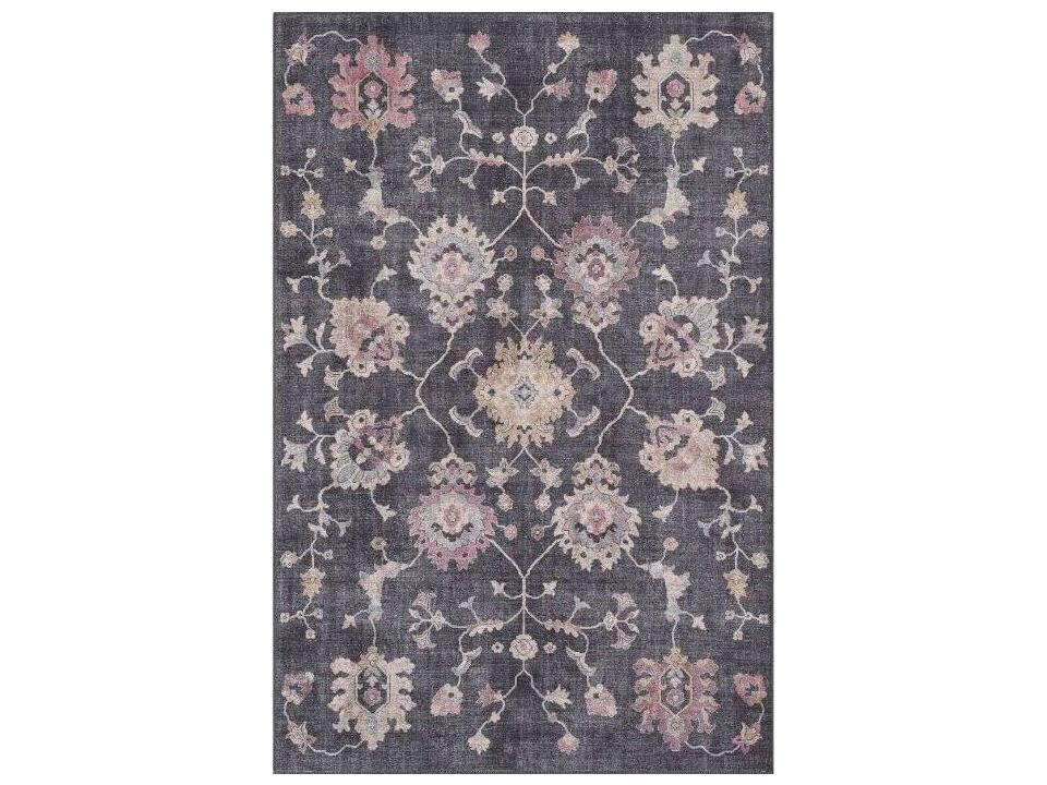 London Floral Washable Area Rug