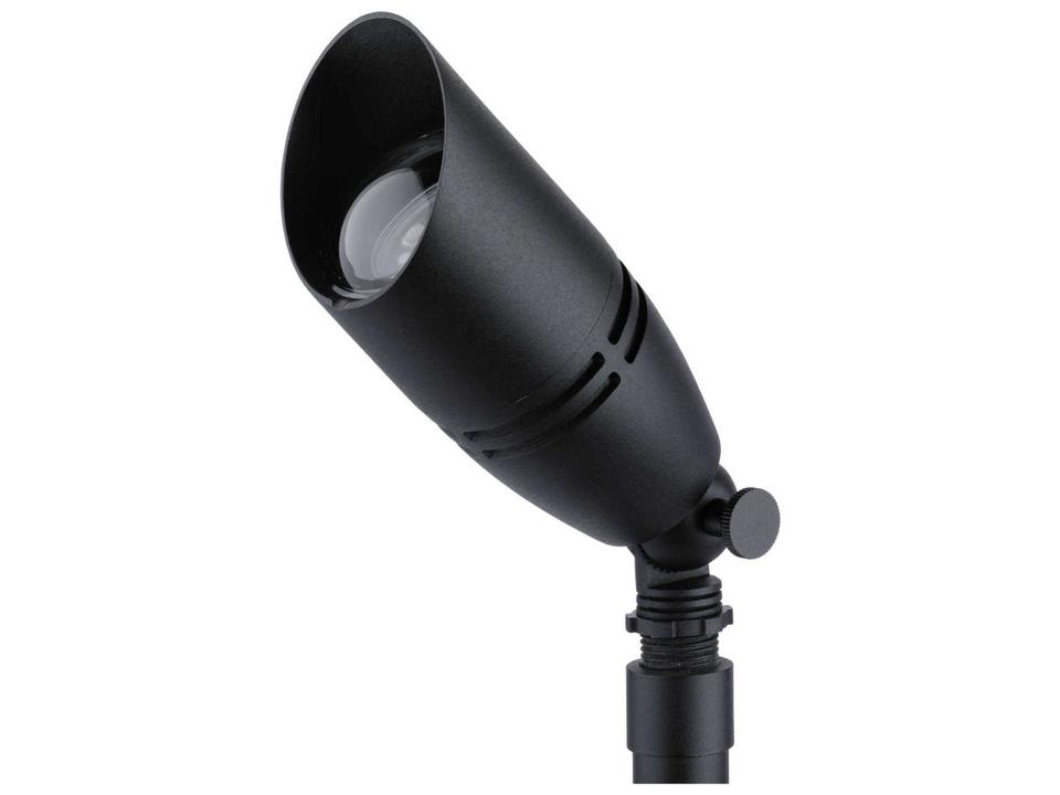 1-Light MR16 Outdoor Accent Spot Light in Black Brass
