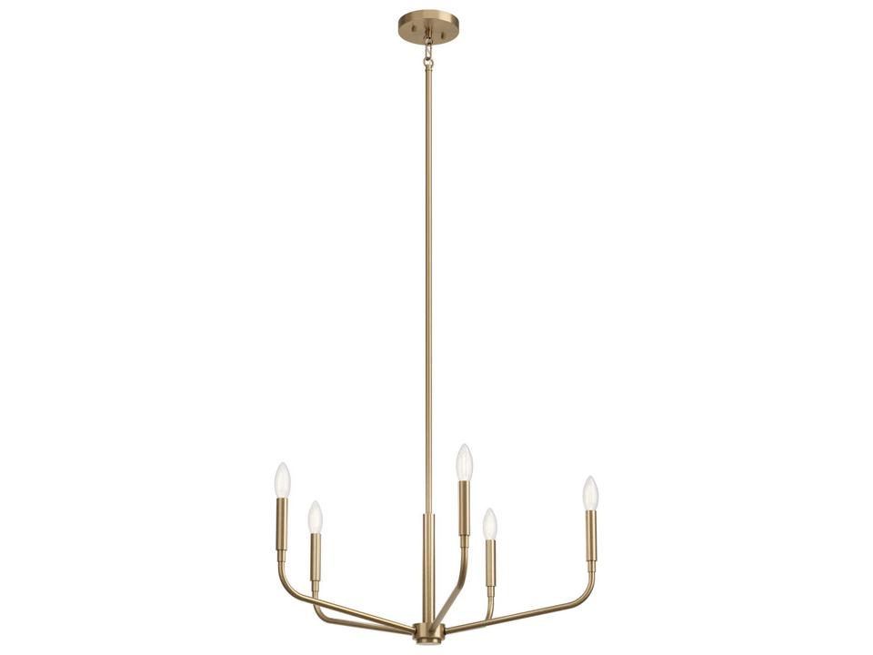 Madden 5-Light Chandelier in Champagne Bronze