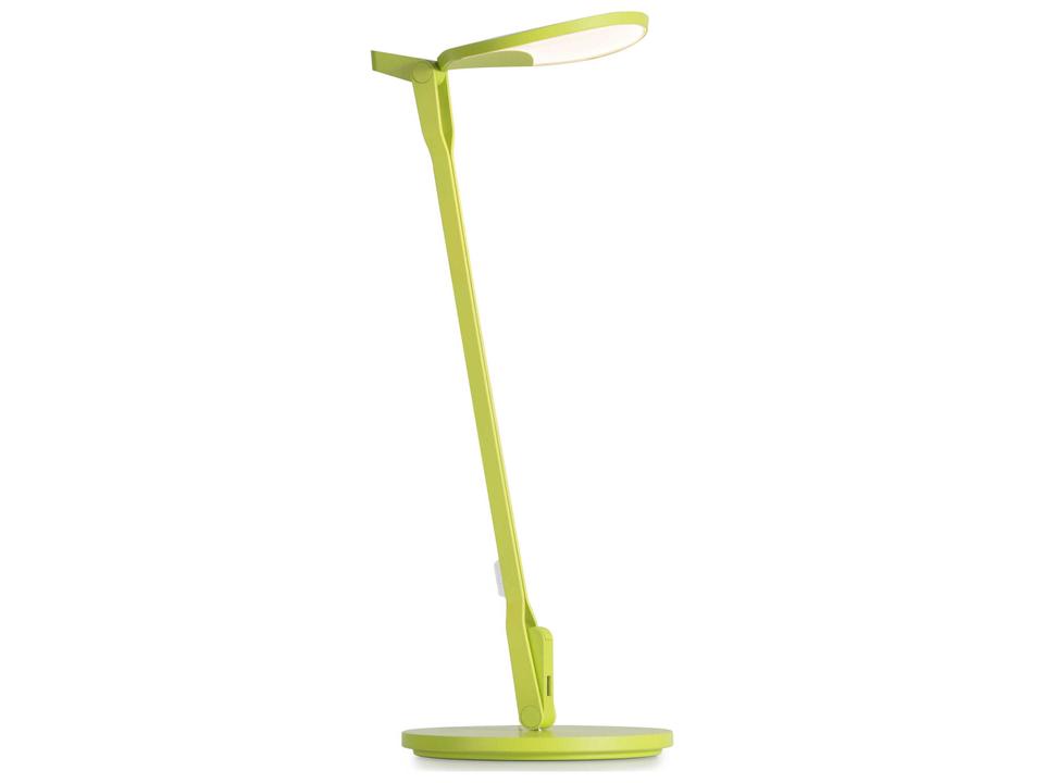Splitty LED Desk Lamp with USB Port in Matte Leaf Green