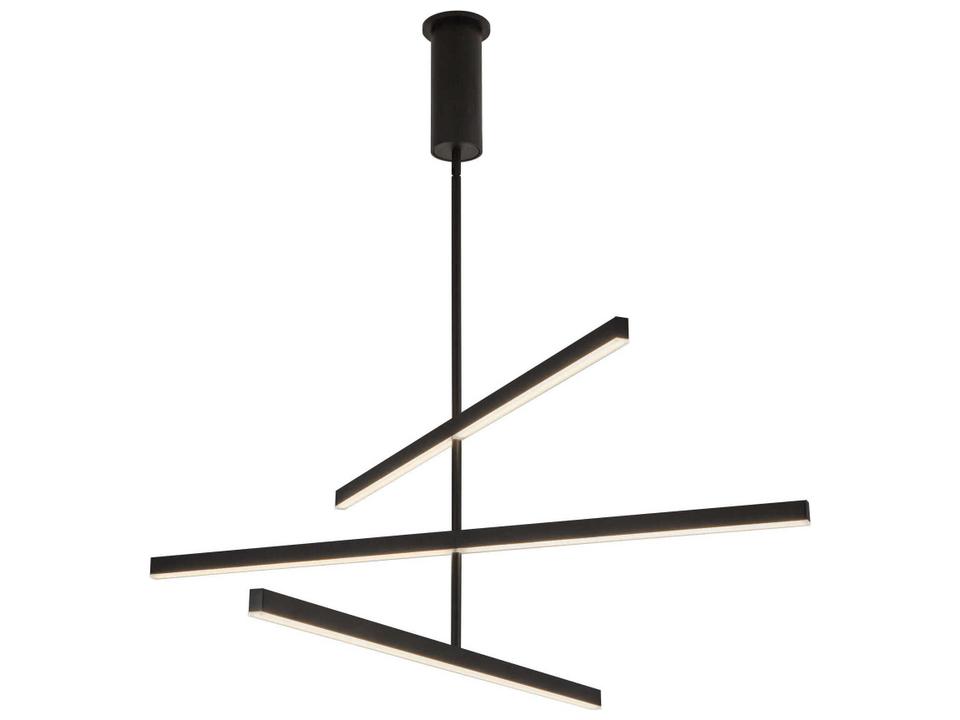 Vega 45-Inch LED Linear Chandelier in Black