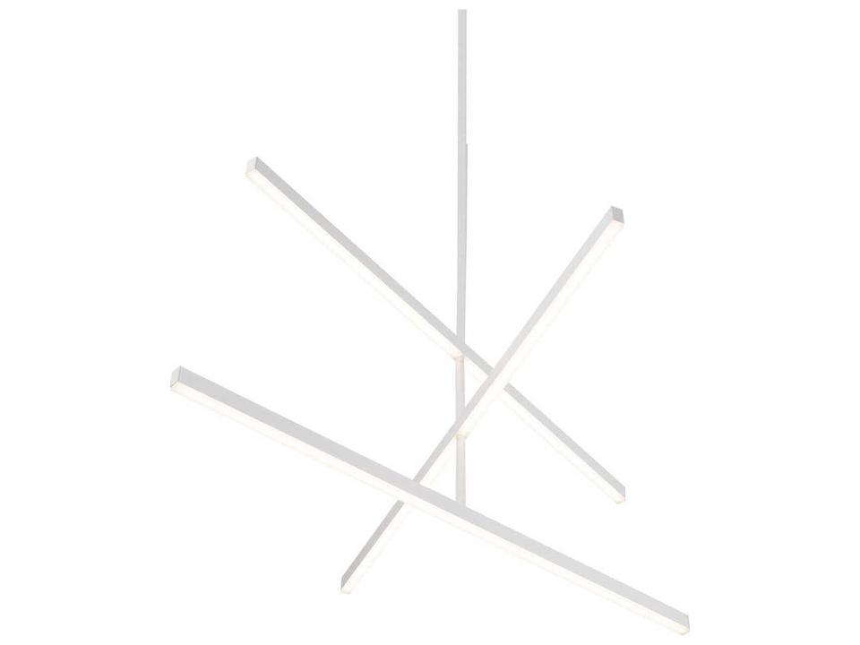 Vega White Linear Chandelier