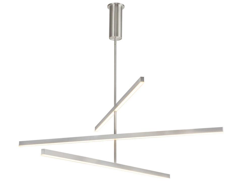 Vega 56-Inch Linear LED Chandelier in Brushed Nickel