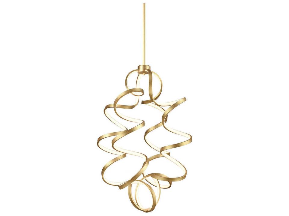 Synergy LED Chandelier in Antique Brass