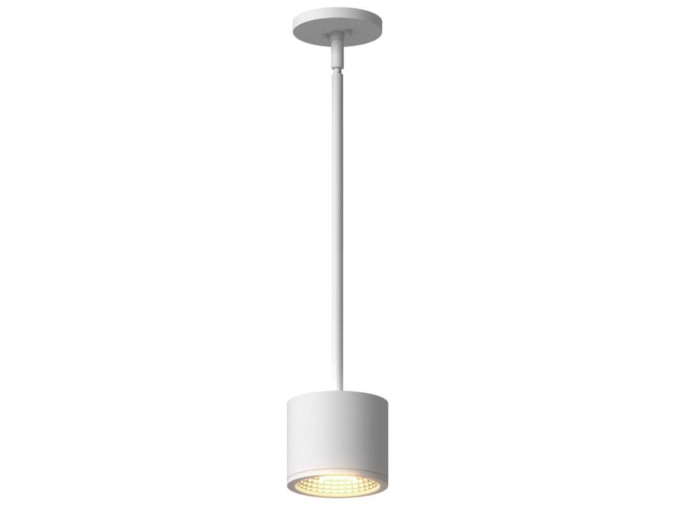 Nordic LED Exterior Cylinder Pendant Light in White