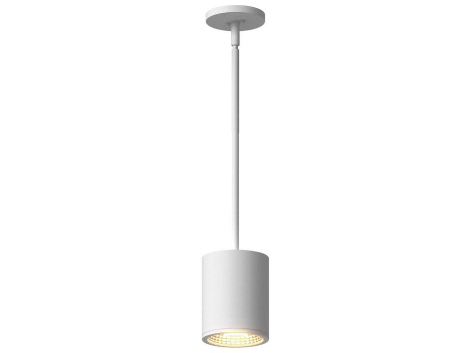 Nordic 5-Inch LED Outdoor Pendant Light in White