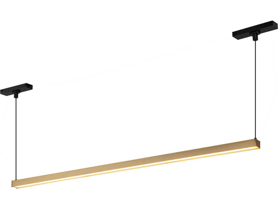 Mira Brushed Gold Trilo Track Linear Pendant