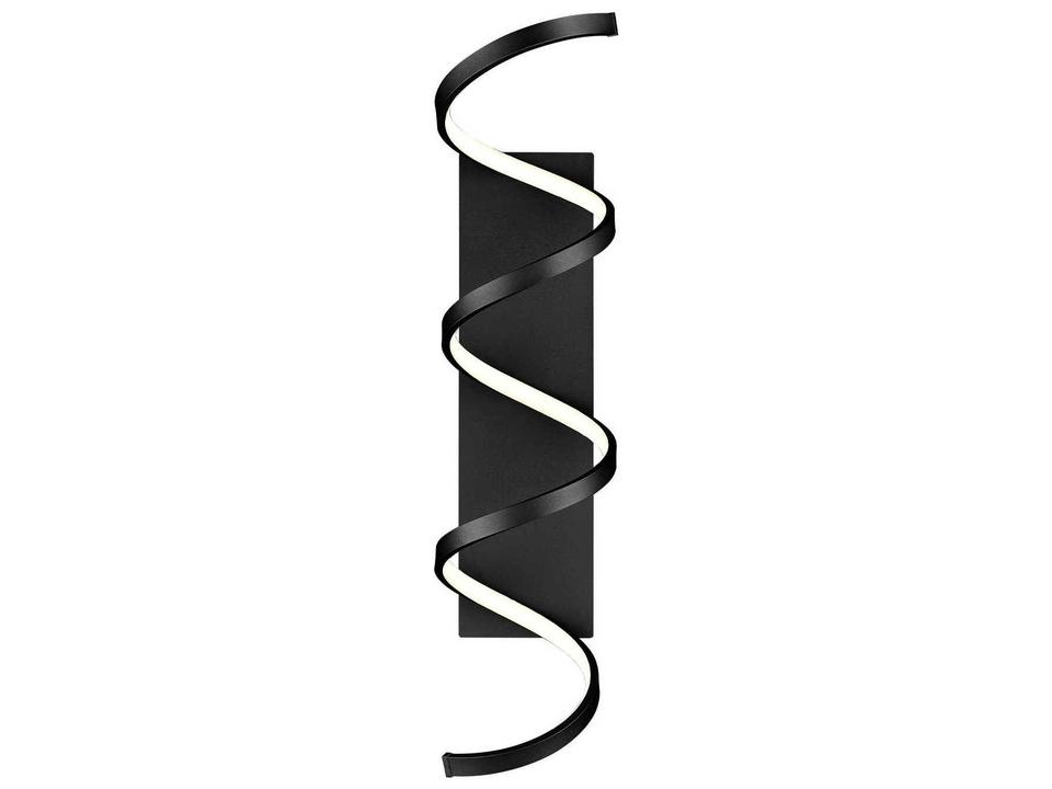 Synergy 36-Inch Black Integrated LED Wall Sconce