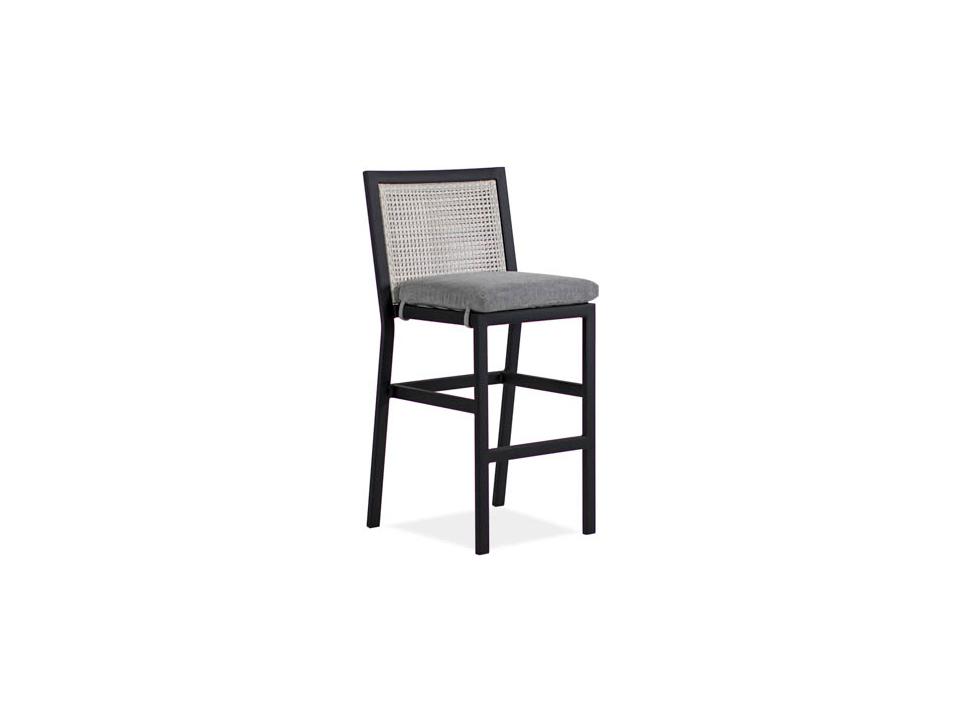 Parkview Woven Wicker Armless Bar Stool