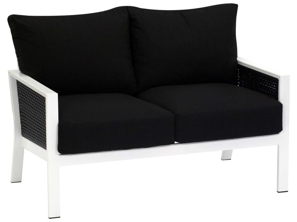 Parkview Woven Wicker Deep Seating Outdoor Loveseat