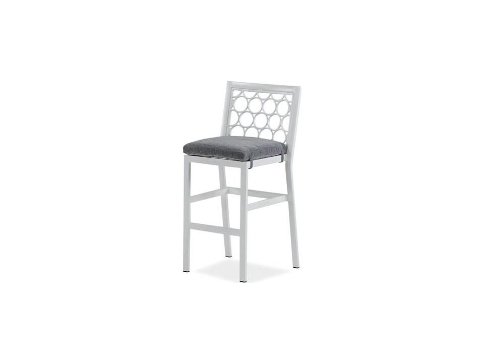 Parkview Cast Aluminum Armless Outdoor Bar Stool