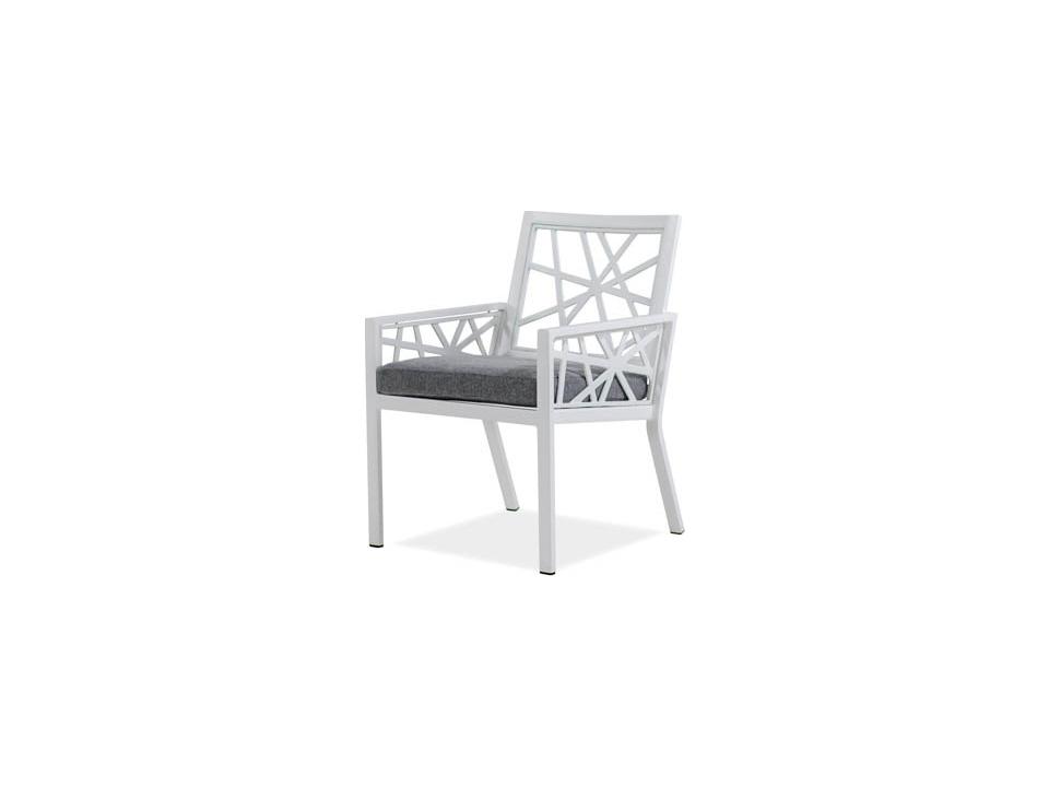 Parkview Knest Cast Aluminum Arm Dining Chair