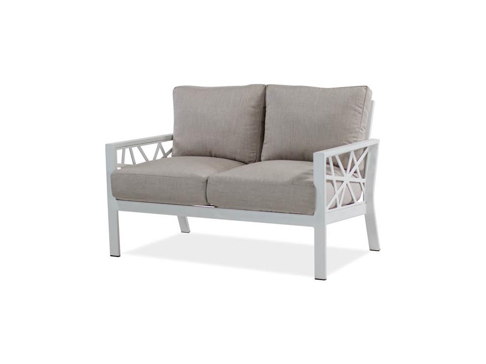 Parkview Knest Cast Aluminum Deep Seating Outdoor Loveseat