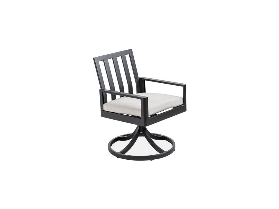 Serene Aluminum Dining Swivel Rocker