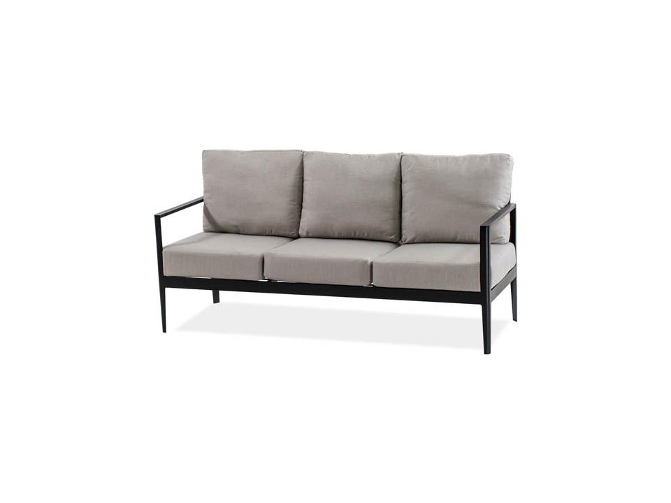 Serene Deep Seating Aluminum Sofa