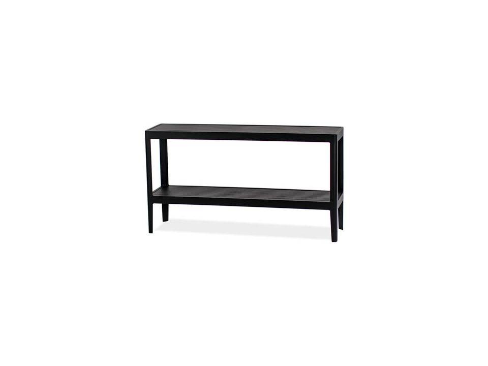 Serene Rectangular Aluminum Console Table