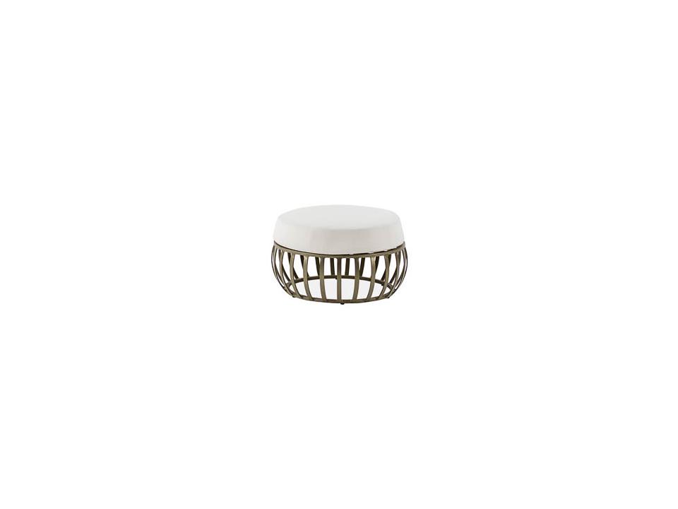 Ella Aluminum Cushion Outdoor Patio Ottoman