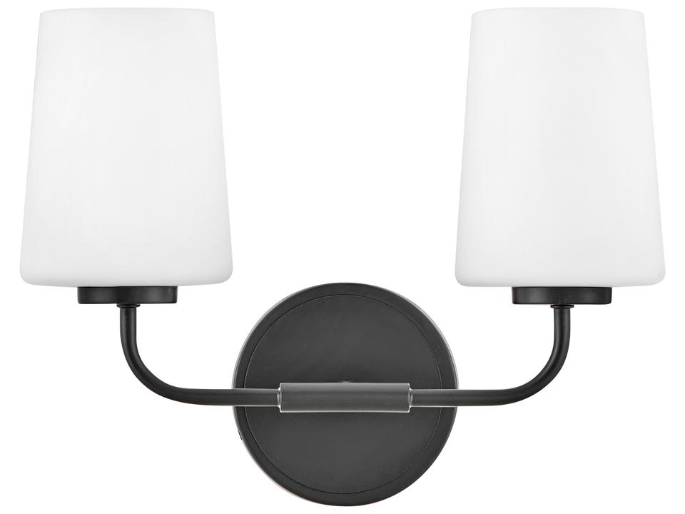 Kline Two Light Bath Vanity Modern Minimalist