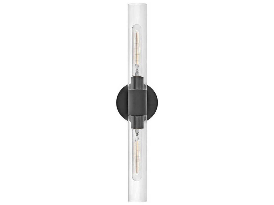 Shea 2 Light Vanity Light Modern Black