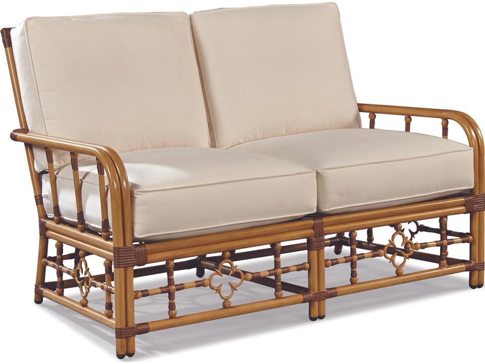 Mimi by Celerie Kemble Outdoor Loveseat in Raffia Finish