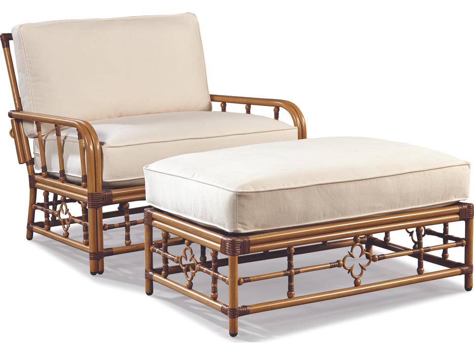 Mimi by Celerie Kemble Outdoor Cuddle Chair in Raffia