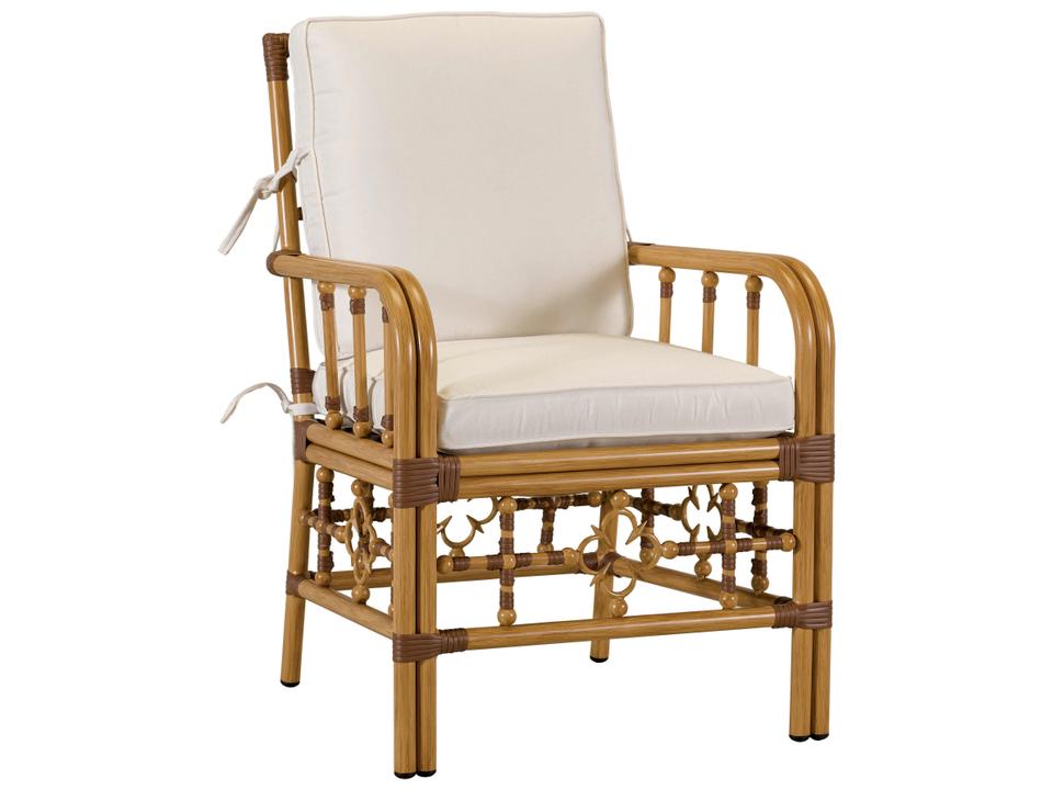 Mimi by Celerie Kemble Outdoor Dining Armchair in Raffia Finish