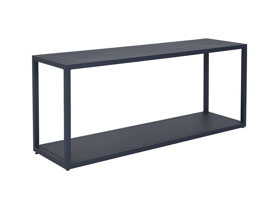 Contempo Rectangular Aluminum Console Table
