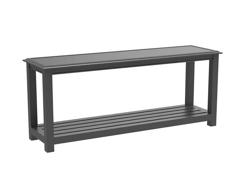Livingston 72-Inch Rectangle Console Table in Aluminum