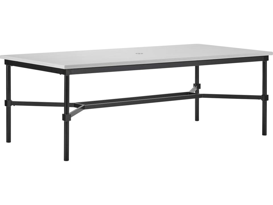 Langham 84-Inch Rectangle Outdoor Dining Table in Dark Bronze
