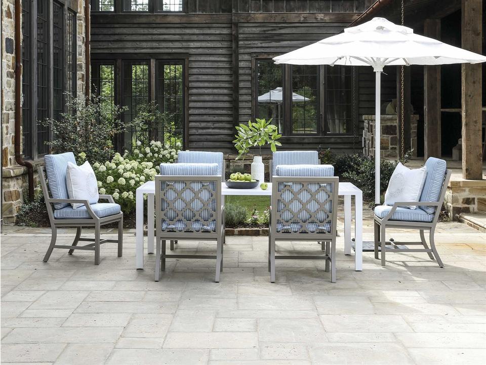 Willow Aluminum Outdoor Dining Set