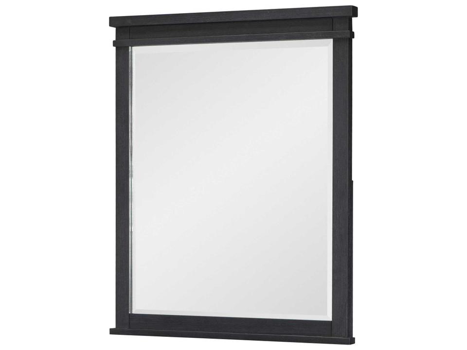 Flatiron Midnight Rectangular Dresser Mirror with Beveled Edge