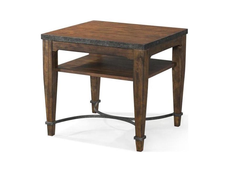 Trisha Yearwood Home Square Wood Coffee End Table