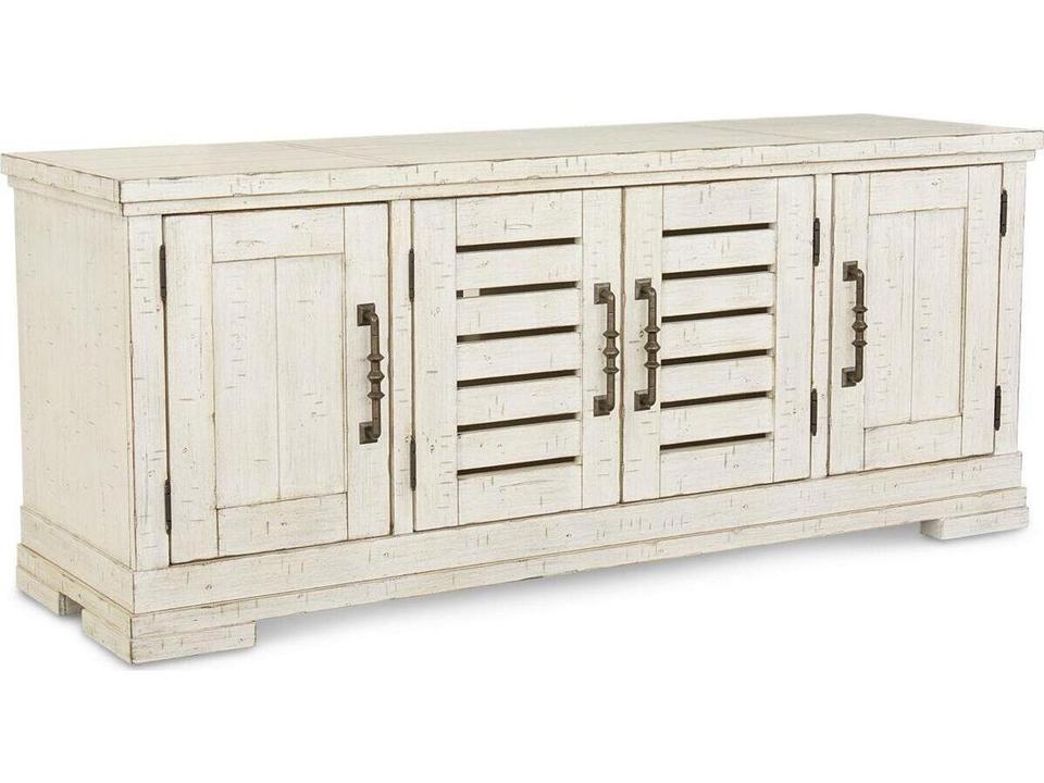Coming Home 64" Chalk Media Console