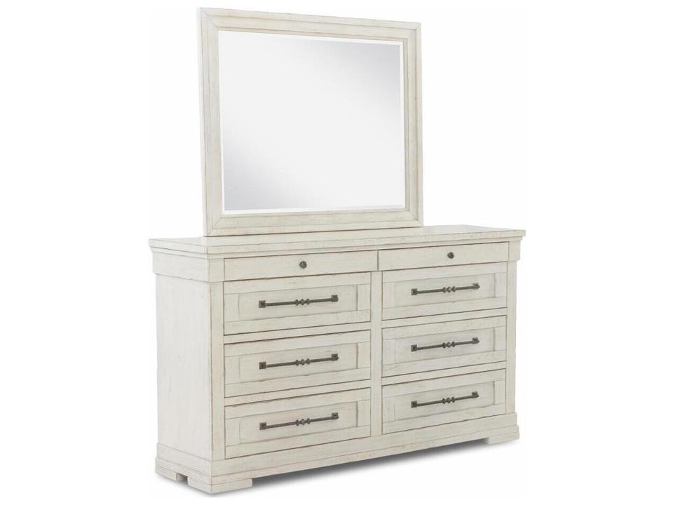 Coming Home Chalk Dresser Mirror Rectangular