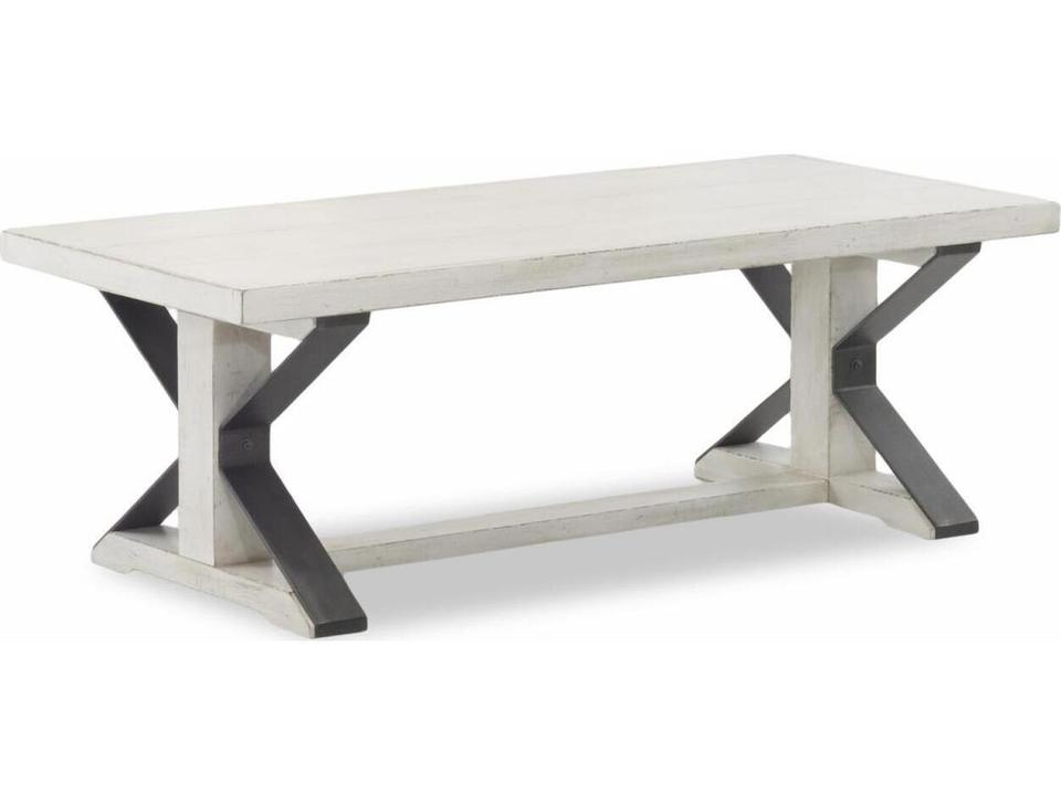Coming Home Rectangular Wood Chalk Coffee Table