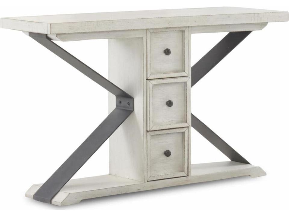 Coming Home Rectangular Wood Chalk Console Table