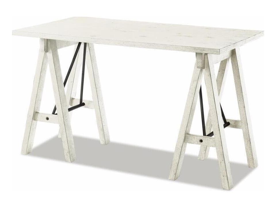 Coming Home Chalk White Oak Wood Writing Desk