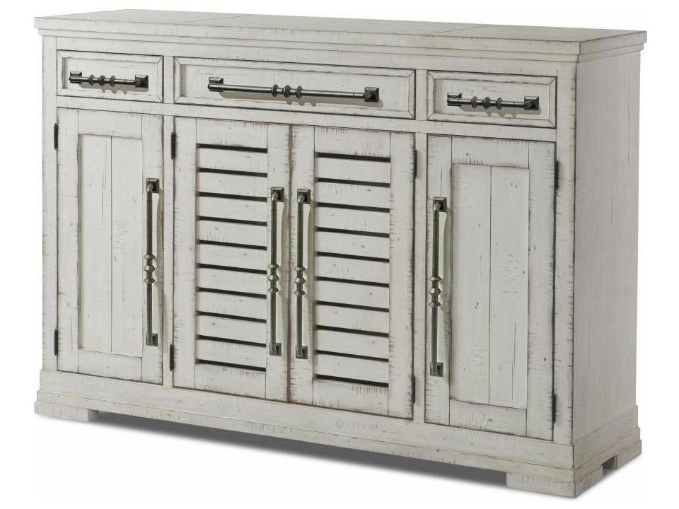 Coming Home 66" Oak Wood Chalk Sideboard