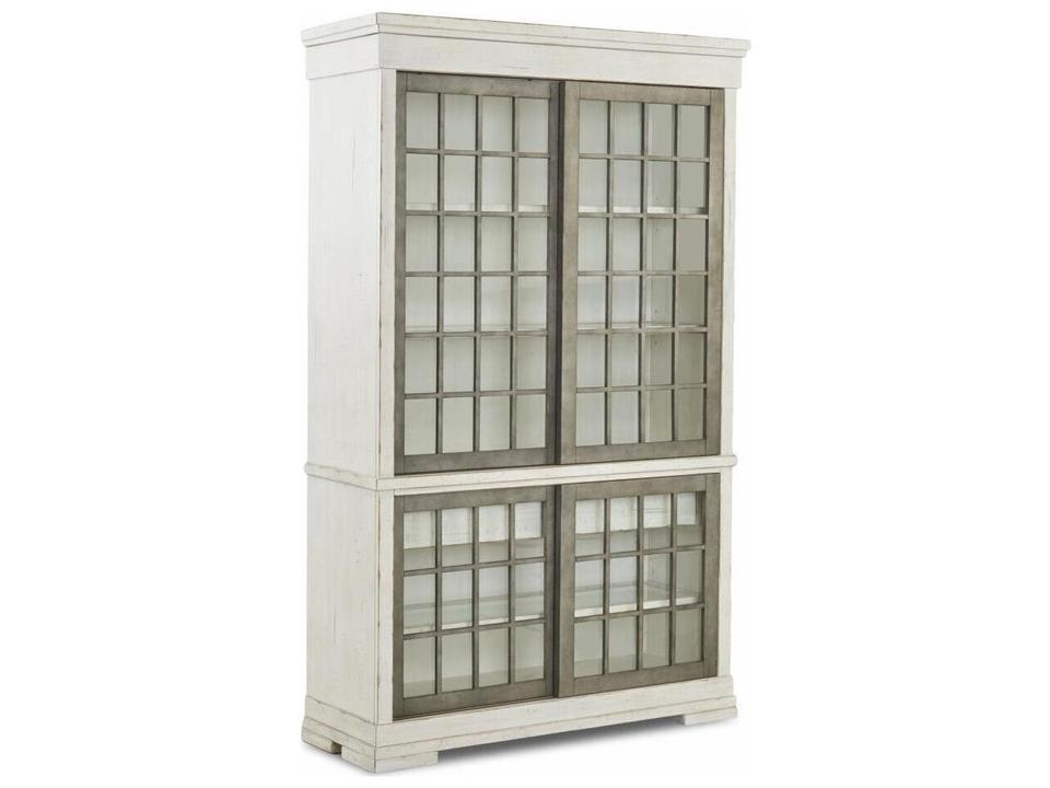 Coming Home Solid Wood Chalk Display Cabinet