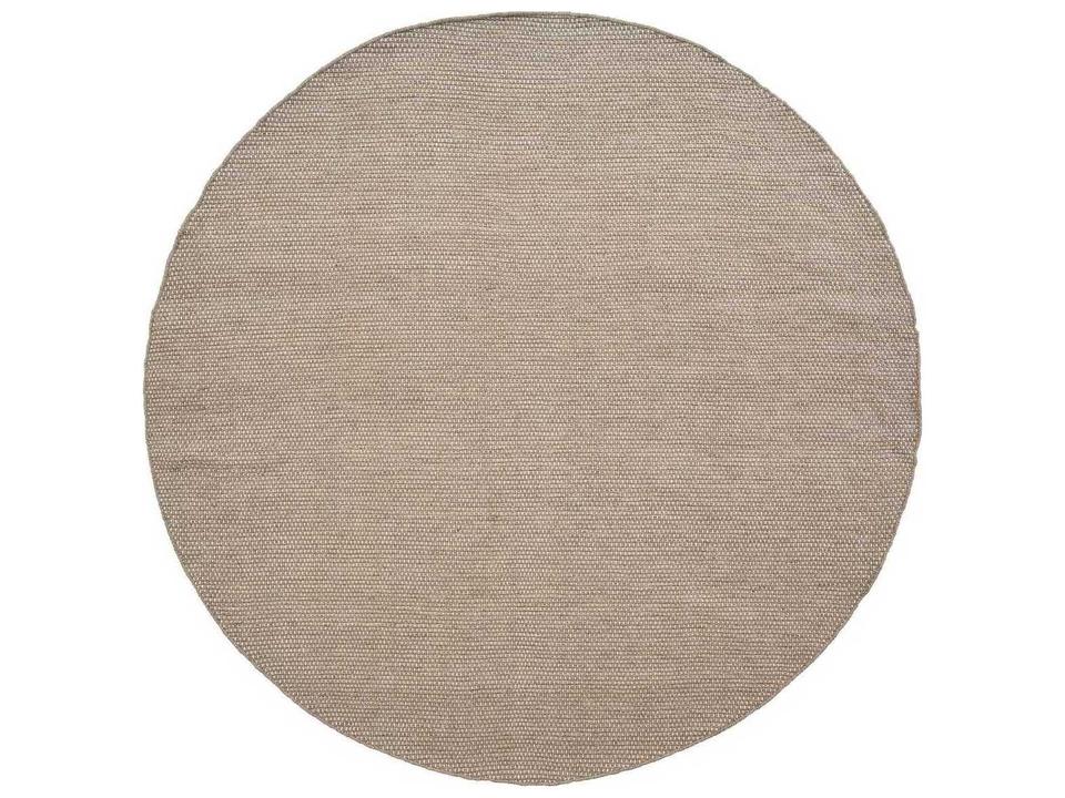 Adonic Mist Round Rug Earth Indoor Outdoor