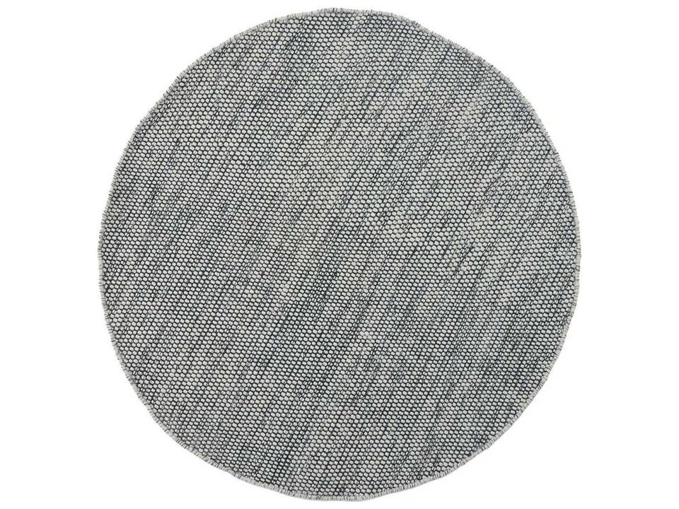Asko Mixed Round Handmade Wool Blend Rug