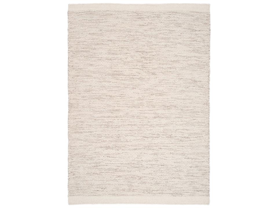 Asko Handwoven Wool Rug in Off-White