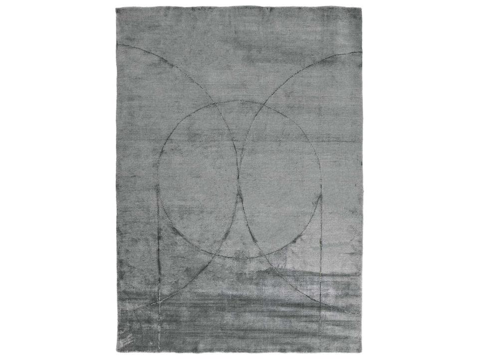 Circulus Grey Area Rug Contemporary Geometric